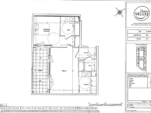 Appartement 2 pièces 51 m²