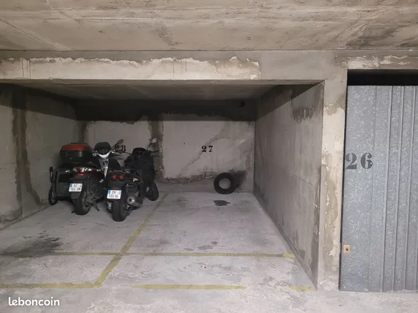 Location place de parking sécurisée en sous-sol - Métro Télégraphe (Paris 20ème)