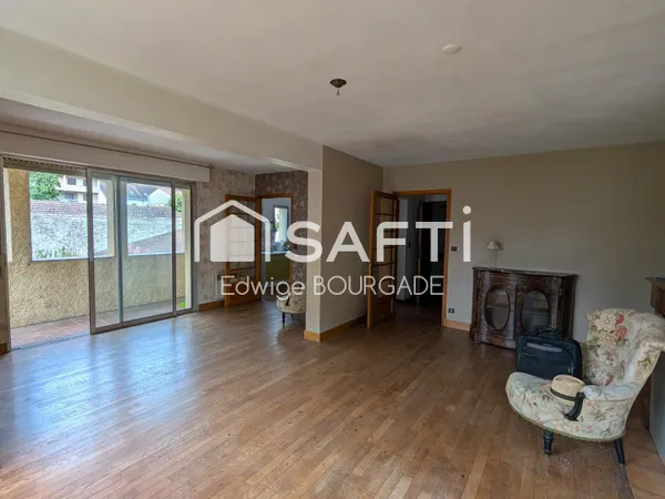 Appartement T5 à rénover + Garage 120m² et Terrasses - Centre-ville Cahors