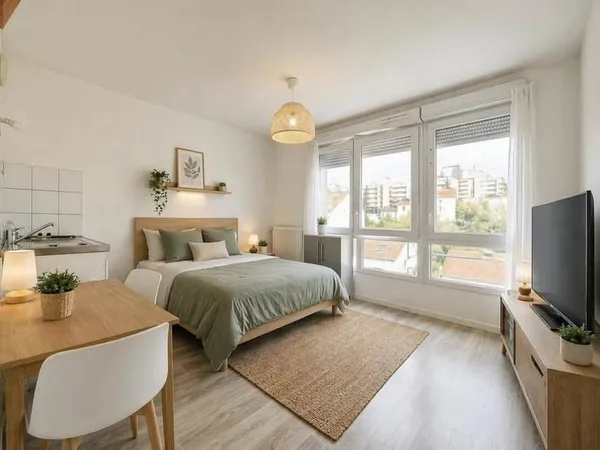 Studio 1 pièce 24 m²