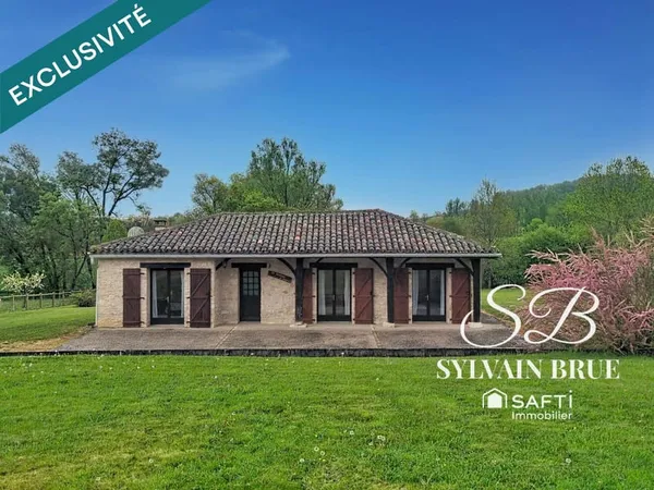 Maison en pierre 109 m² avec terrain Montpezat de Quercy