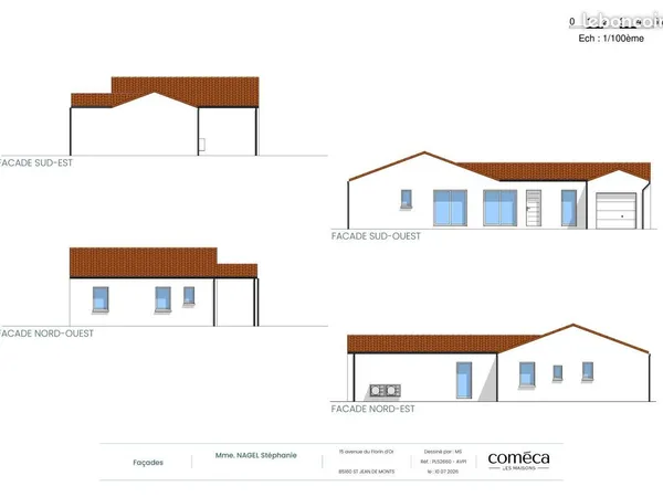 Projet de construction d'une maison 95 m² avec terrain à SAINT-JEAN-DE-MONTS (85)