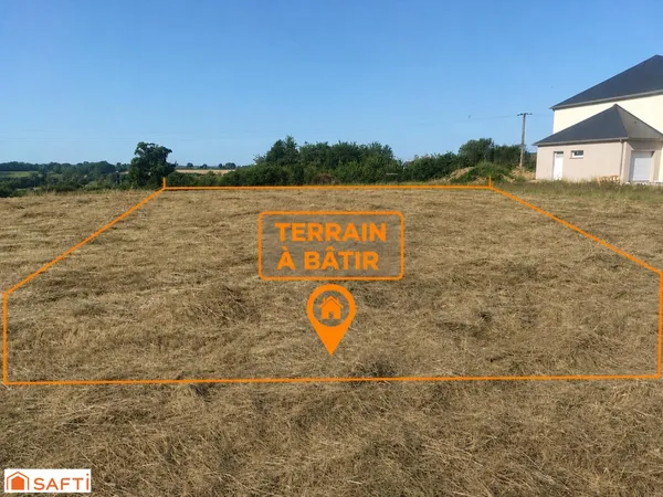 Superbe terrain de 1050m²