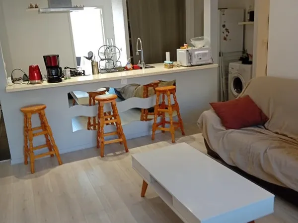 Chambre ds appartements 70m2 en rez jardin de