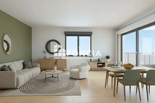Appartement 3 pièces 61 m²