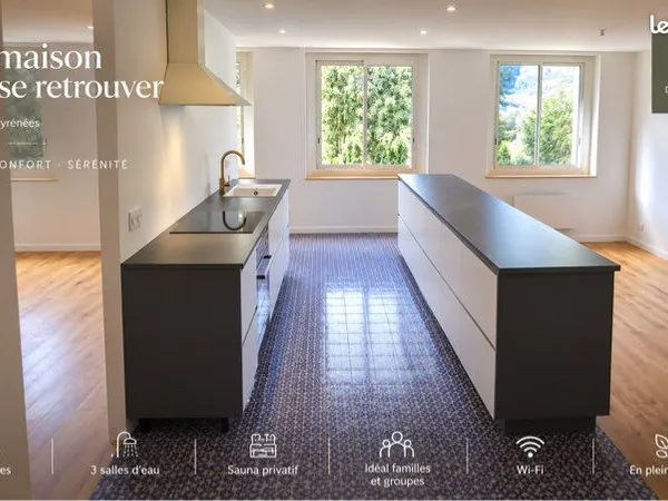 Un appartement aux volumes rares, entièrement rénové, au coeur des Hautes-Pyrénées