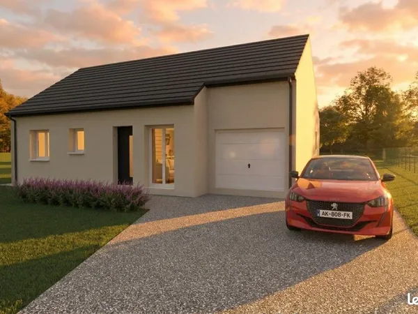 Projet de construction d'une maison 65 m² avec terrain à VIGEOIS (19)