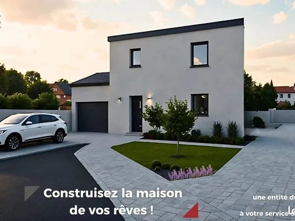 Projet de construction d'une maison 85 m² avec terrain à PONT-DE-CHERUY (38)