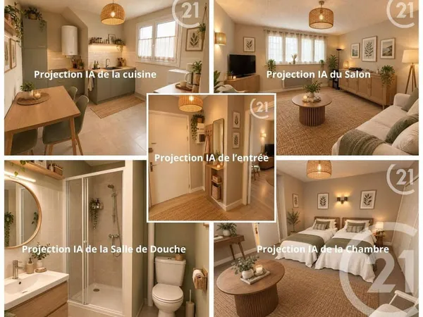 Appartement 2 pièces 50 m²