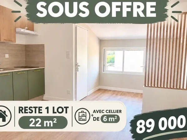 Appartement 1 pièce 29 m²