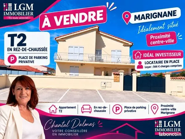 Appartement 2 pièces 30 m²