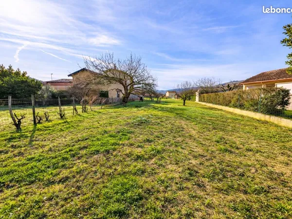 Terrain 580 m² Serves Sur Rhone