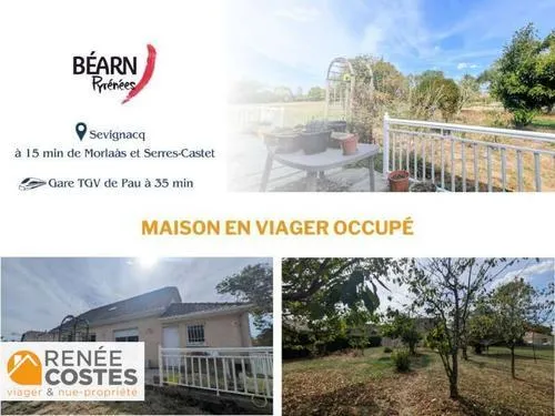 Viager occupé - H77 ans - SEVIGNACQ (64160)