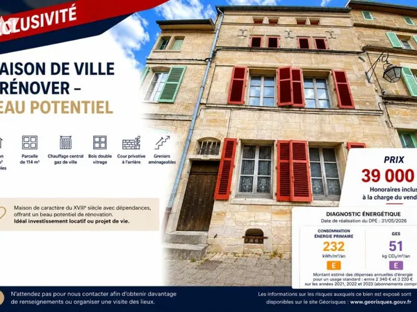 Maison 4 pièces 100 m²