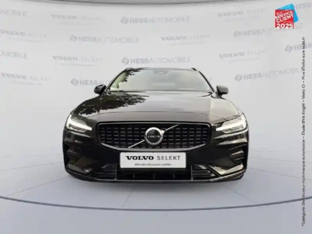 Volvo V60 b4 197ch plus style dark dct 7 sieges cuir gps camera carplay — photo 2