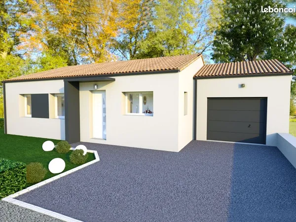 Maison 3 chambres sur un terrain de 427 m² à LES SABLES-D'OLONNE