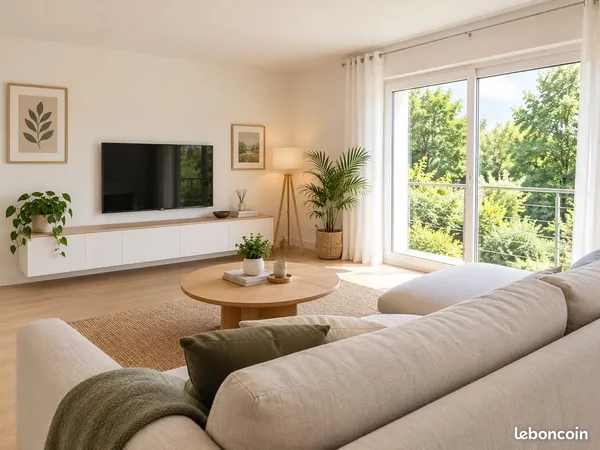 Bel appartement T3 traversant de 75m2 Gradignan avec balcon et 2 parkings