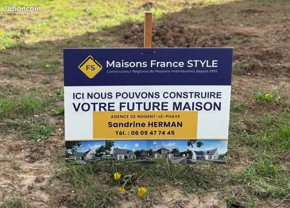 Terrain 509 m² Boinville Le Gaillard