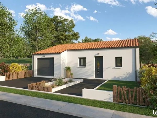 Maison 1 chambres sur un terrain de 600 m² à BOURNEZEAU