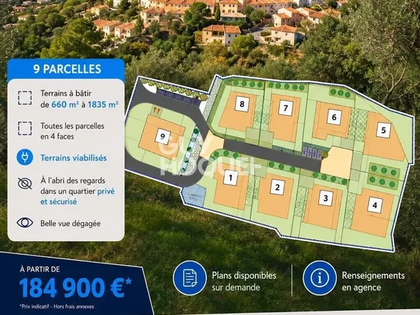 Terrain Vente Montesquieu-des-Albères  700m² 199900€