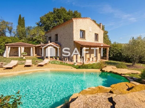 PROPRIÉTÉ DE CHARME AVEC PISCINE, VUE PANORAMIQUE