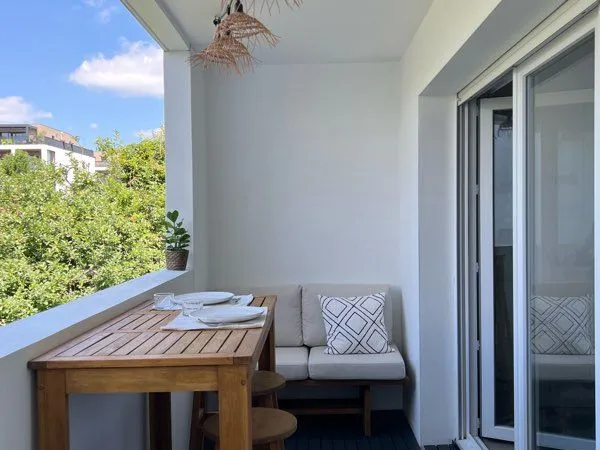 Tarnos centre - Vente d'un T2 lumineux de 45 m2 avec balcon sans vis à vis et parking
