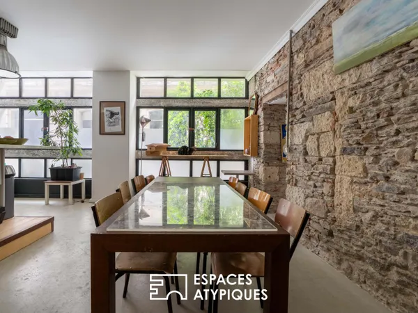 Loft-Atelier de 123 m² à Nantes Centre : Un lieu unique pour un projet de vie, d'activité ou mixte