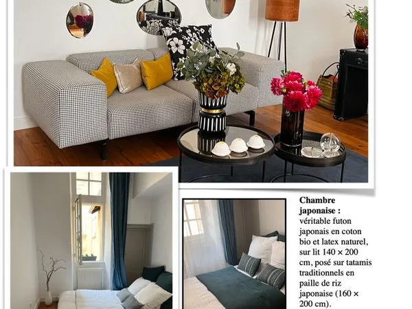 T3 MEUBLÉ 78,81 m² - BORDEAUX CENTRE - CHARME, LUMIÈRE ET CALME