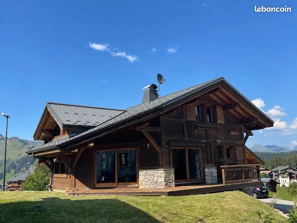 Chalet contemporain de 130m² au Praz-de-Lys, skis aux pieds, 4 chambres, et prestations de grande qu