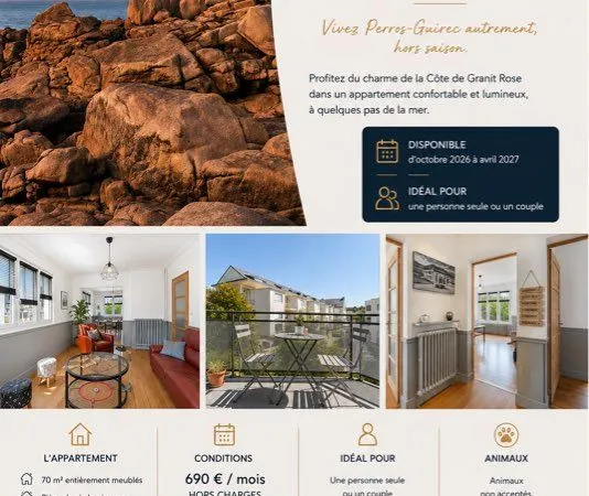 Location meublée PERROS GUIREC