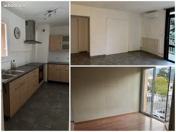 F4 traversant 73 m², lumineux, climatisé - 900 + 150 de charges