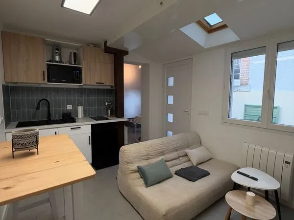 Studio F1 Bis meublé 23 m² refait à neuf avec terrasse privative - Orléans Centre