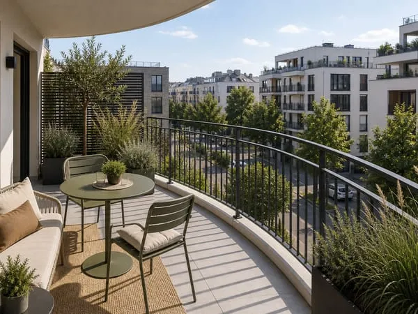 Deux balcons pour respirer à deux pas de la gare