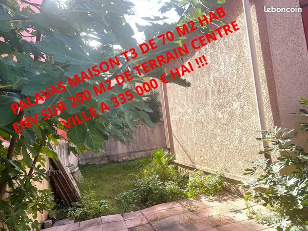 Maison de ville 3 pièces 70 m²