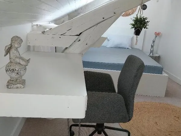 Appart f2, quartier châtelet, en duplex. Meublé