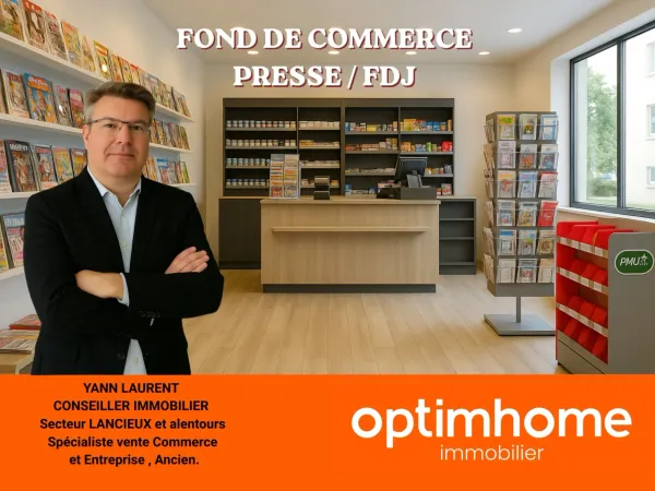 Fonds de commerce 2 pièces 100 m²