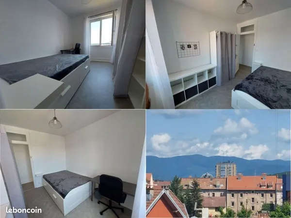 1 Chambre en Colocation meublée Belfort Centre-ville disponible début mai