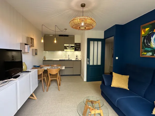 Appartement Capbreton T2 avec jardin, garage et cave, Vendu meublé