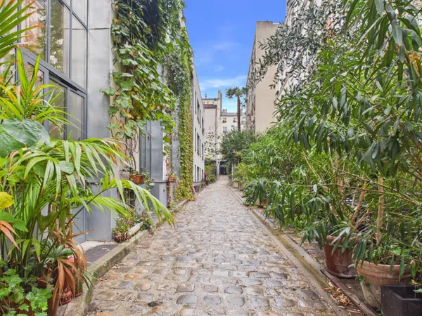 2 pièces ascenseur dans lieu pittoresque de Paris