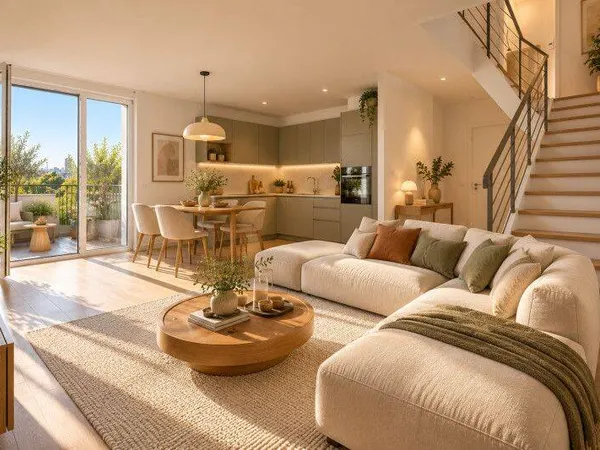 Duplex 3 pièces 64 m²