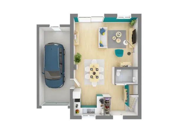 Maison neuve 5 pièces 96 m²