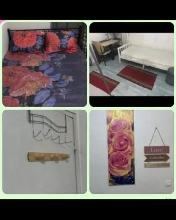 Chambre avec beaucoup de fournitures