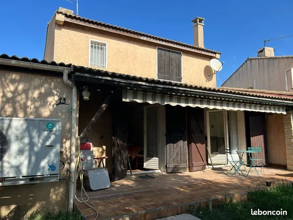 Maison deux chambres, jardin terrasse