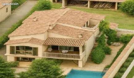 Maison sur etage avec jardin et piscine