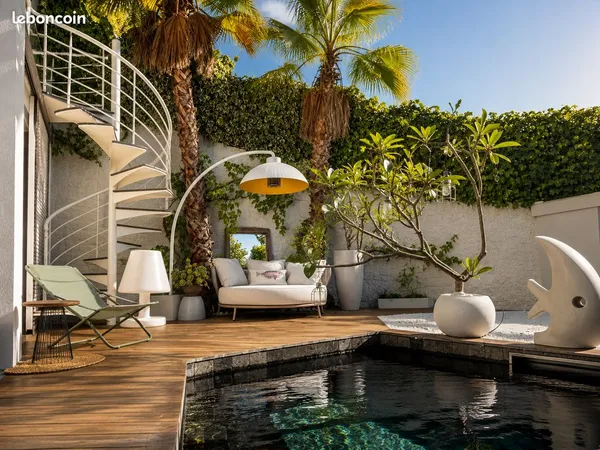 Les issambres - villa contemporaine à 100 m de la plage - piscine