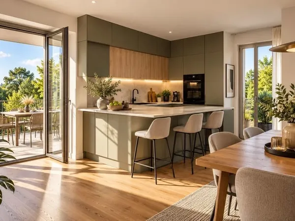 CESSON-SÉVIGNÉ / VIASILVA  t3 neuf + terrasse +2 parkings
