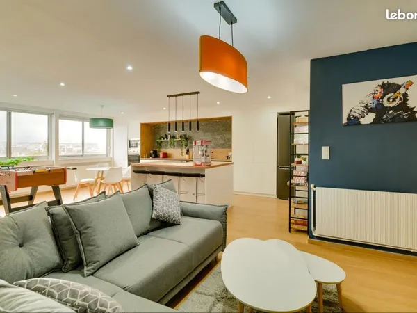 Tres belle chambre avec SDB privative et 2 salles de sport dans une colocation de 125m2 pour 4