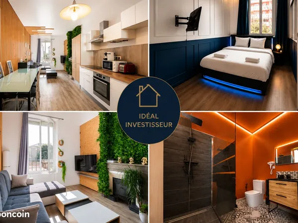 Deux t2 location courte durée airbnb
