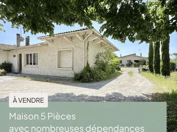 Maison de plain-pied 5 pièces 133 m²