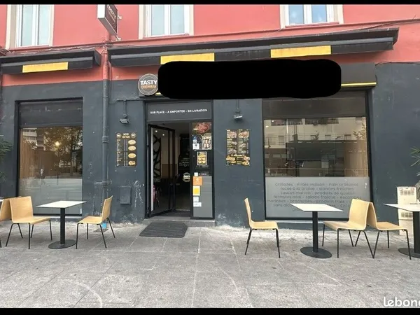 🏪 à vendre - fonds de commerce snack / restauration rapideavec appartement f4